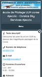 Mobile Screenshot of corsicasky.fr